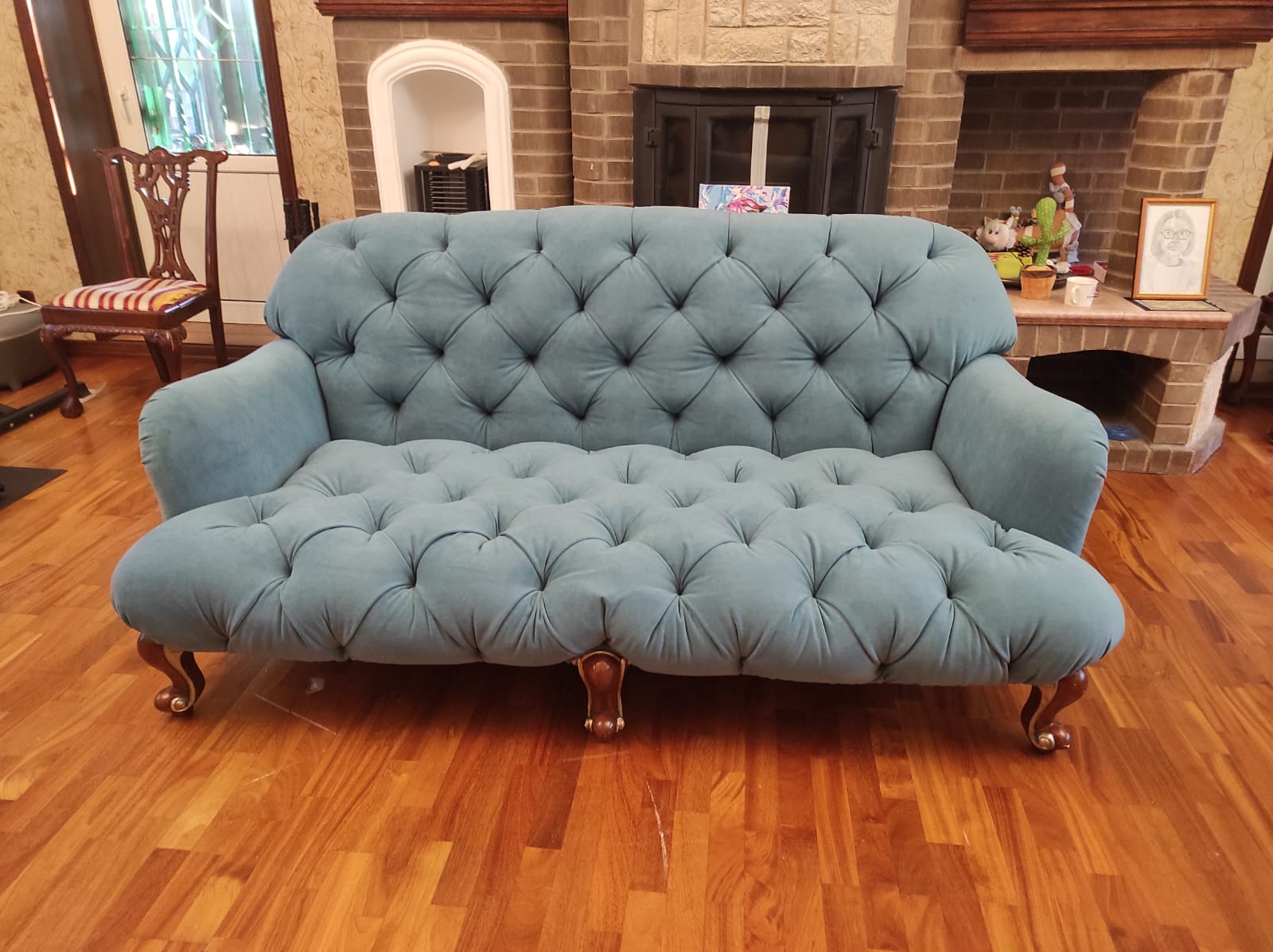 Перетяжка дивана. Тучково